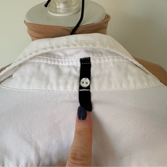 rag & bone Men’s Cotton Dobby White Long Sleeve Button-Up Shirt Size Large - Picture 6 of 12